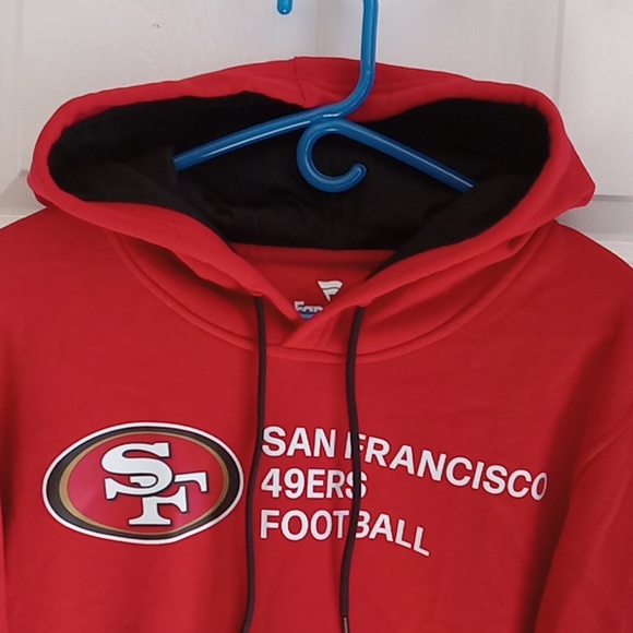 New!! San Francisco 49ers Hoodie S/M/2XL/3XL/4XL/5XL Red Fanatics Hooded Sweater - Picture 5 of 6